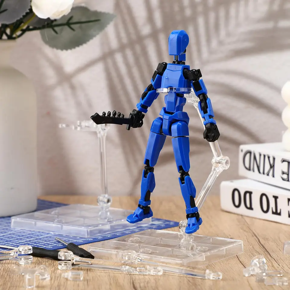 FUFUYO Soporte De Exhibición Transparente Para Figuras De Acción 1/144 HG/RG – Base De Muñeca Con Conexiones Ajustables, Multiusos