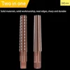 KBDA 2PCS/Set Hand Taper Reamer MT0/MT1/MT2/MT3/MT4/MT5 Straight Handle Coarse Reamer Fine Reamer for Milling Finishing Tools 2