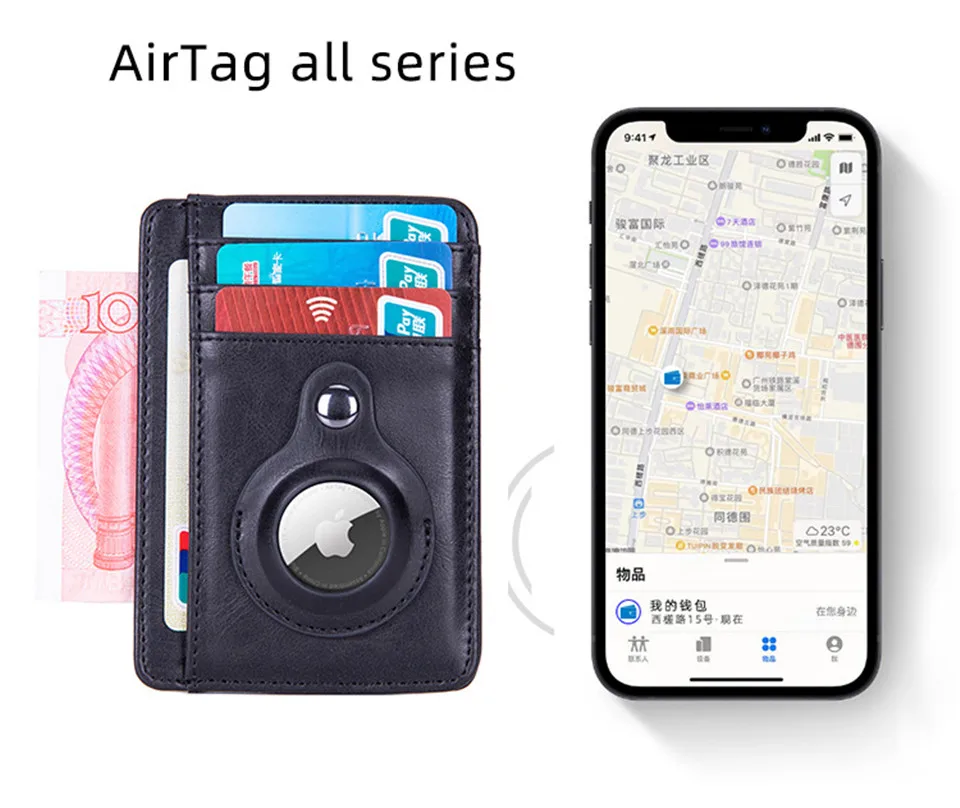 Portefeuille Organisateur Voyage Cuir Crazy Horse – Protection RFID Et Rangement AirTag