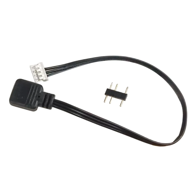 

Coolmoon Fan Adapter Cable 4Pin/ 6Pin to 5V ARGB 3Pin Converter Cord 17cm/11cm