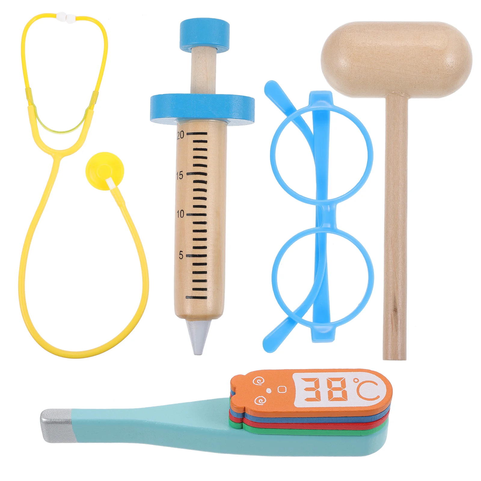 Toys for Toddlers Kid Doctor Kit Kids Wooden Office Playset Pretend Child Games