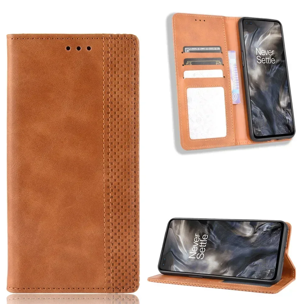 Retro Leather Wallet Case - Luxury Flip Cover
