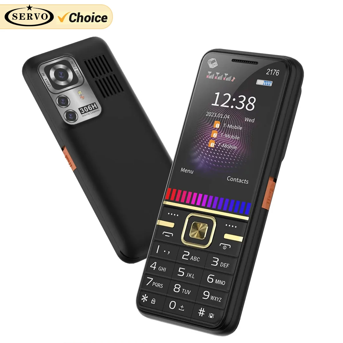 SERVO Overview: смартфон с большим экраном с поддержкой Bluetooth для пожилых людей со съемной батареей и ОС Dumbphone