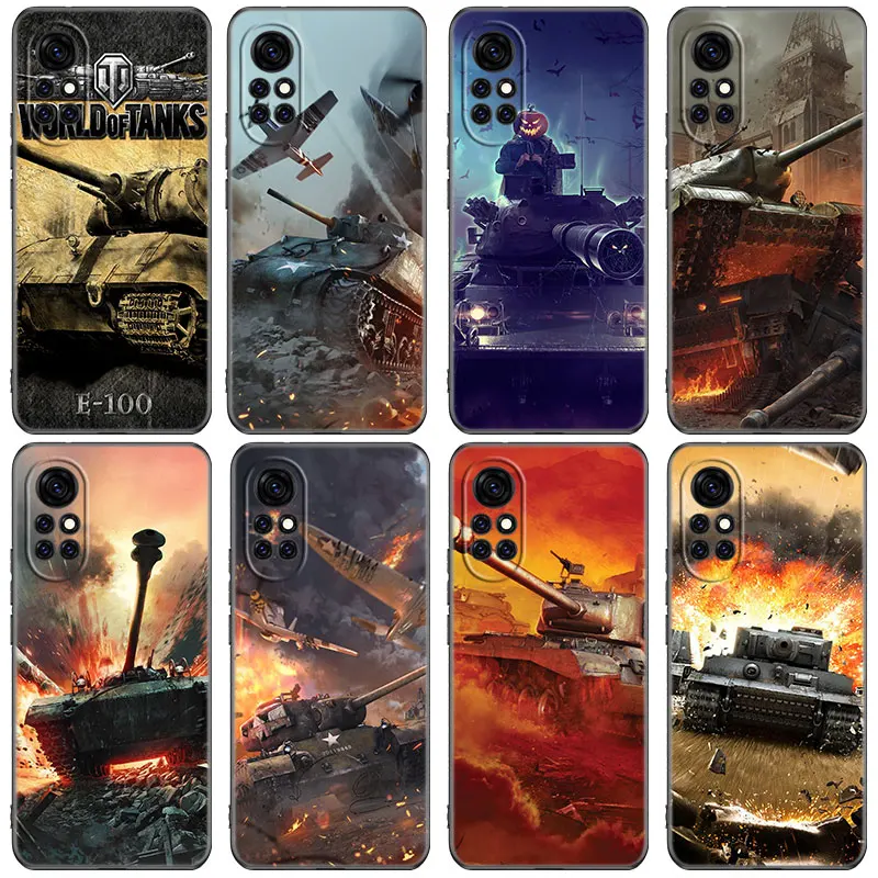 World Of Tanks Game Phone Case For Huawei Nova Honor Mate 8 9 20 30 40 ...