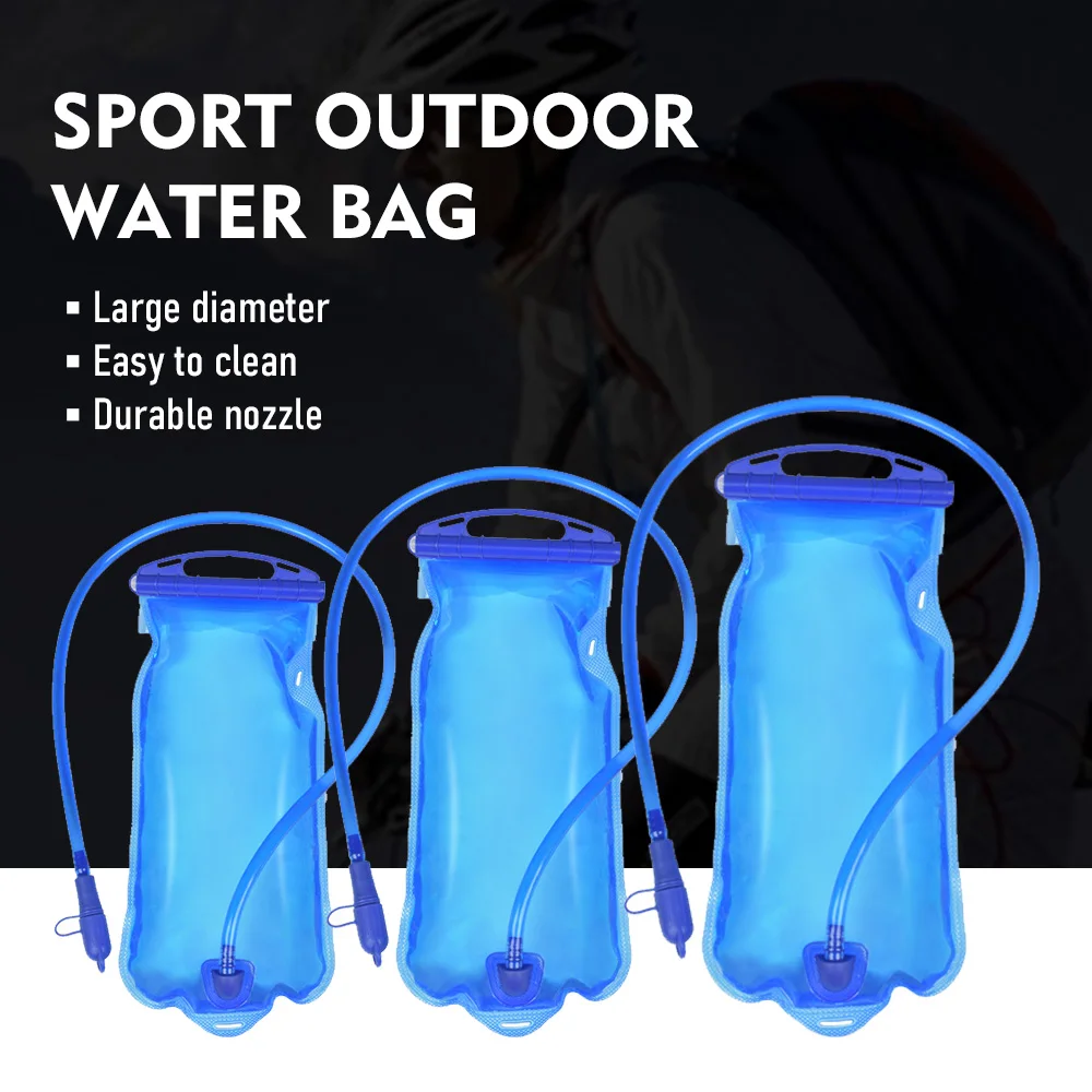 ThinkRider Water Bladder Hydration Reservoir - BPA Free Storage Bag for Running Hydration Vest Backpack (1L, 1.5L, 2L, 3L)