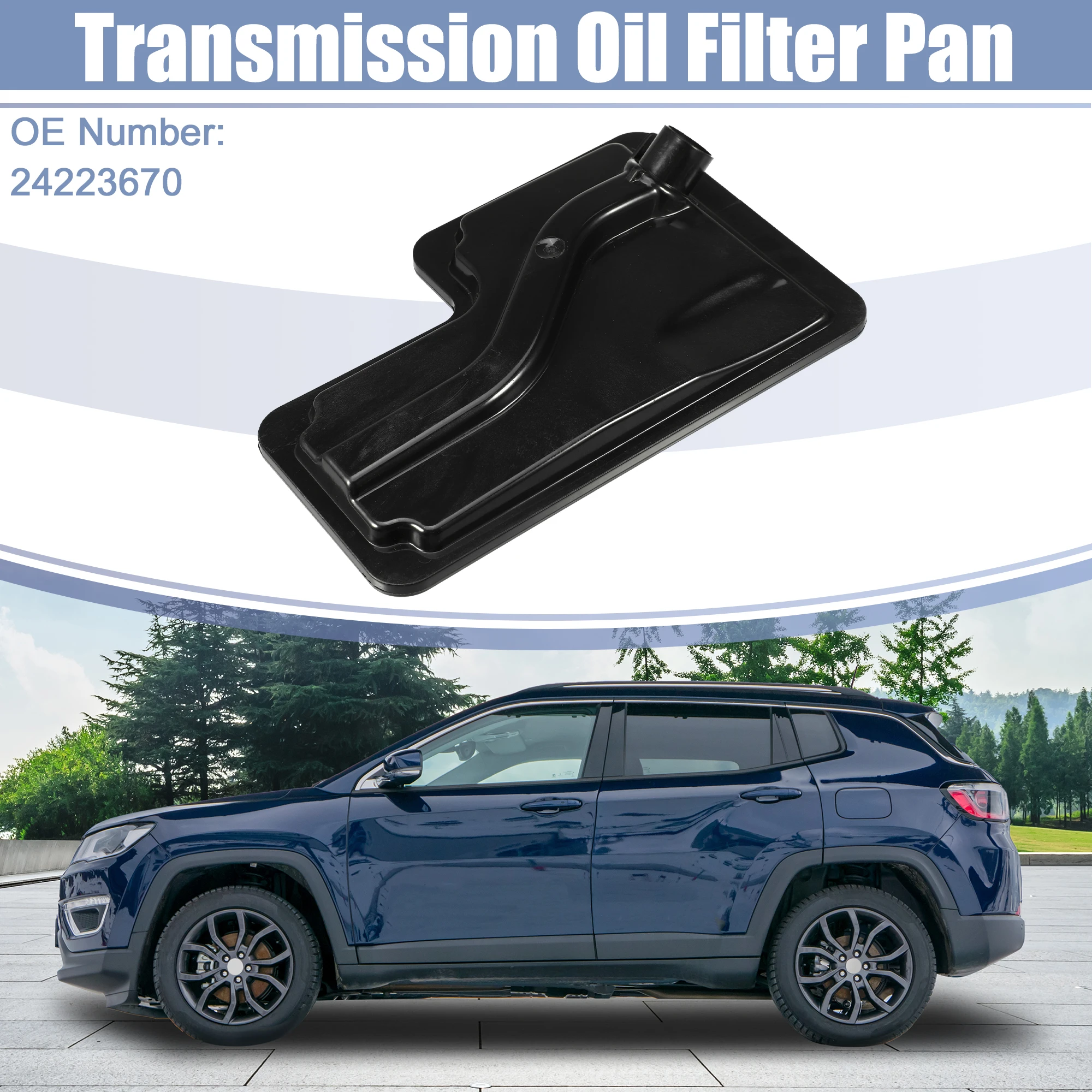 X Autohaux No.24223670 Car Transmission Oil Fluid Filter Pan for Ford Explorer 2011- for Lincoln MKS 2009- 24223670