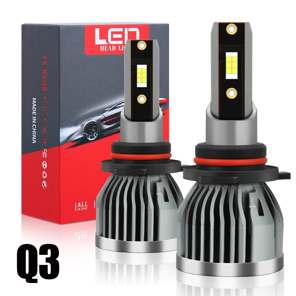 

Mini H4 H7 LED Car Headlight Bulbs Canbus LED H1 H11 HB3 9005 9006 CSP Chips 50W 14000LM 6000K 12V Auto Headlamp Lights Fog Lamp