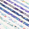 10 pcs/set Blue Ocean Gilding Washi Tape Set Scrapbooking Diy Journal Stationery Masking Tapes Deco Art Supplies Gift Sticker 2