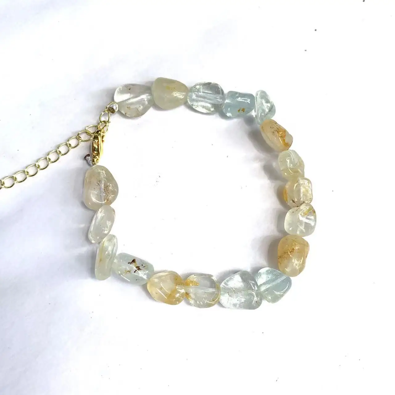 Natural Topaz Bracelet For Woman Crystal Bracelet Jewelry Stones Wholesale Healing Energy Gift Lucky
