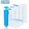 3/5PCS Vacuum Storage Bags For Clothes,Bedding,Space Saving Bags Storage Vacuum Seal Packet,Folding Compressed Organizer Bag 1