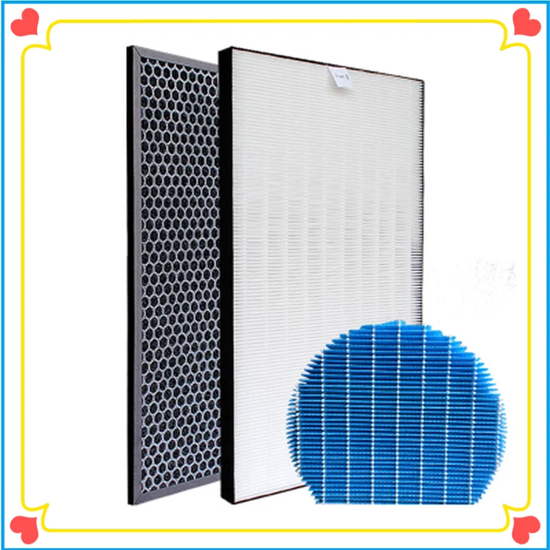 3 PCS Sharp Air Purifier KC-A50JW KC-A51R-B KC-A50EUW HEPA Filter Koolstoffilter Bevochtigingsfilter Voor Fz A51hfr Fz A51dfr 3 PCS Sharp Air Purifier KC-A50JW KC-A51R-B KC-A50EUW HEPA Filter Koolstoffilter Bevochtigingsfilter Voor Fz A51hfr Fz A51dfr