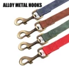 4.5ft Dog Pet Leash Rope 9 Colors PU leather Small Medium Large Dogs Nylon Padded Puppy Leashes Walking Leash Lead Ropes for Dog 4
