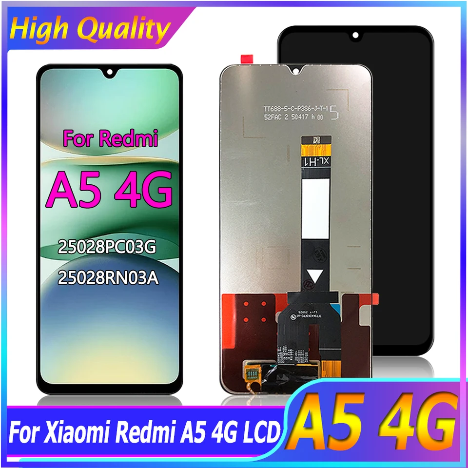 Pantalla LCD Para Xiaomi Redmi A5 – Reemplazo Completo Con Touch, Compatible Modelos 25028PC03G/RN03A/RN03I