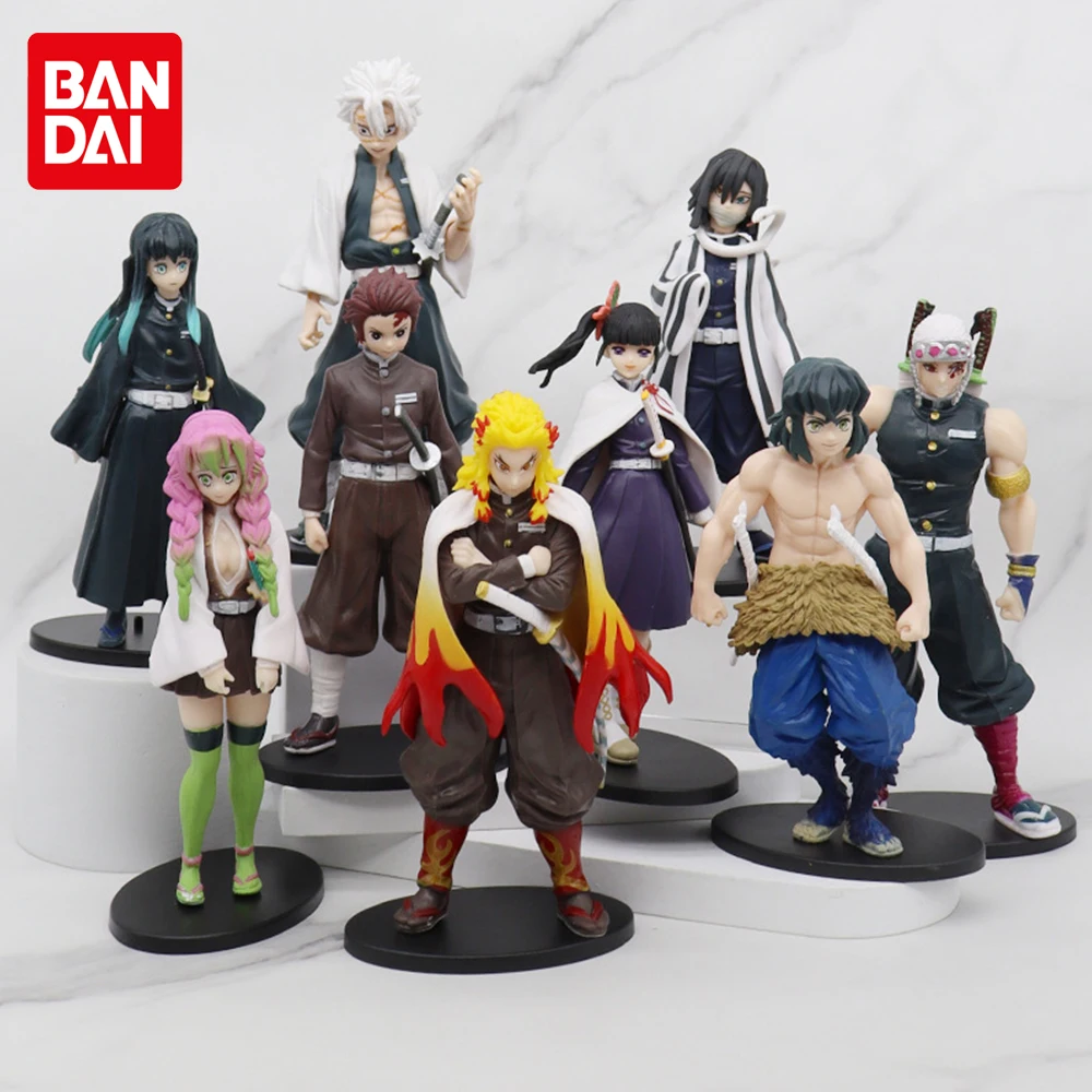 

Anime 15CM Demon Slayer Kimetsu no Yaiba Figure Kamado Tanjirou Action Figure Rengoku Kyoujurou Hashibira Inosuke PVC Model Toys