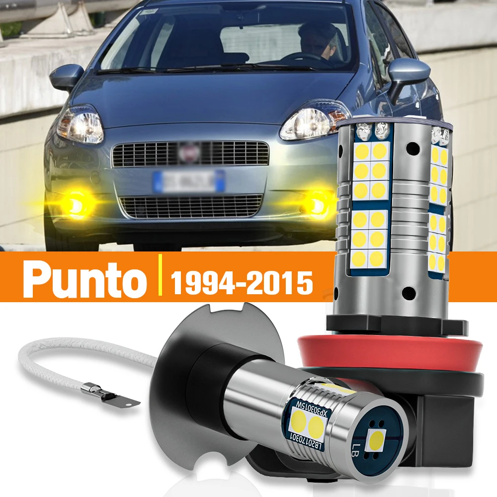 

2pcs LED Fog Light For Fiat Punto 1994-2015 2004 2005 2006 2007 2008 2009 2010 2011 2012 2013 2014 Accessories Canbus Lamp