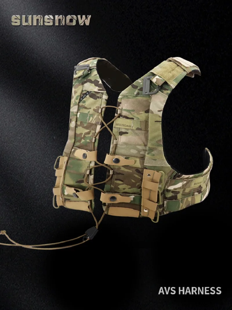 

AVS Mbav Tactical Vest Harness H Back Support Frame Imported Cordura