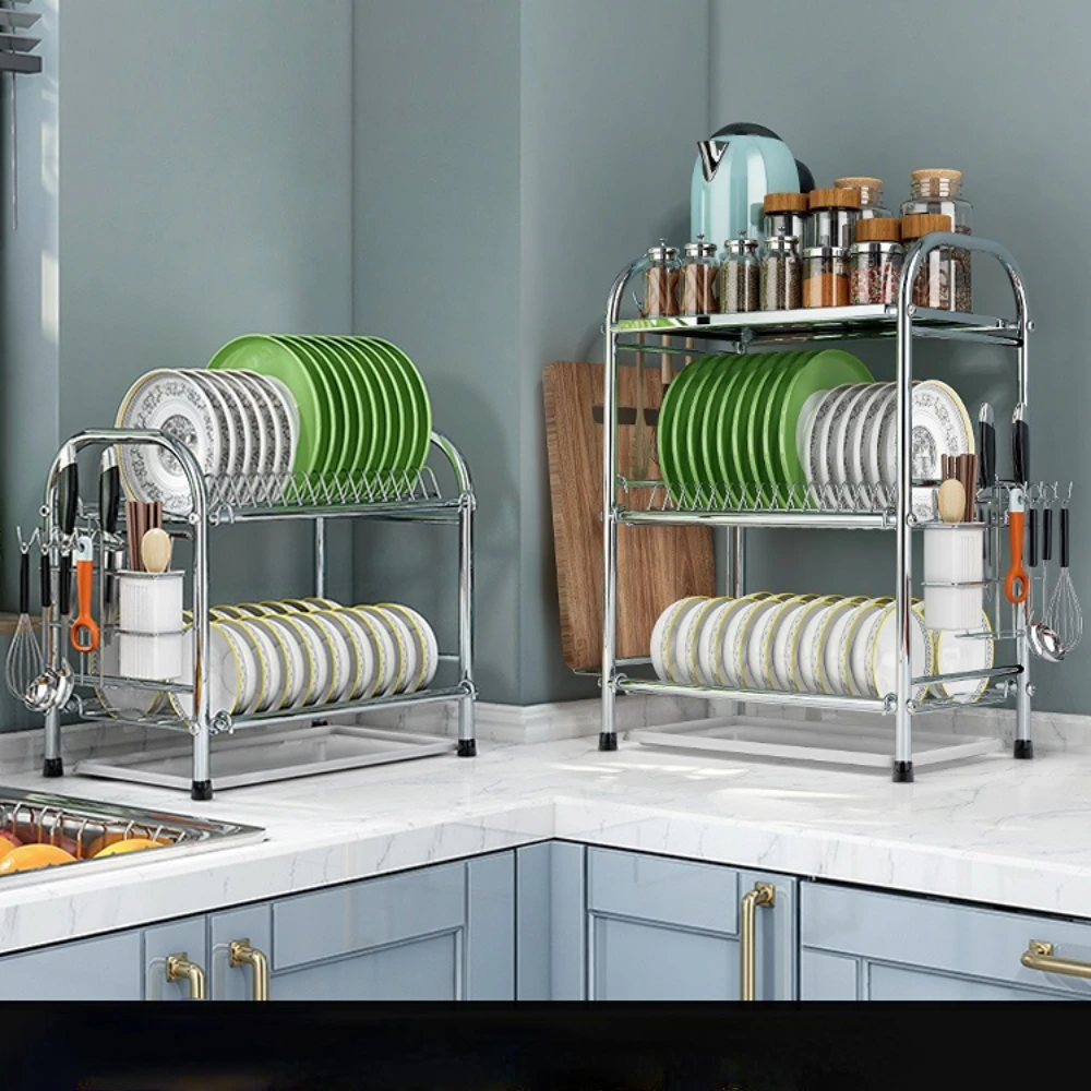 

Dish Storage Rack Dish Rack Draining Rack Tableware Storage Box Table Bowl Storage Cabinet Plate Multi-Functional Kitchen