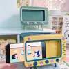 Cute Plastic Tissue Box Home Multifunctional Kawaii Desktop TV Tissue Box Case Simple Creative Storage Napkin Holder Paper Tray 3