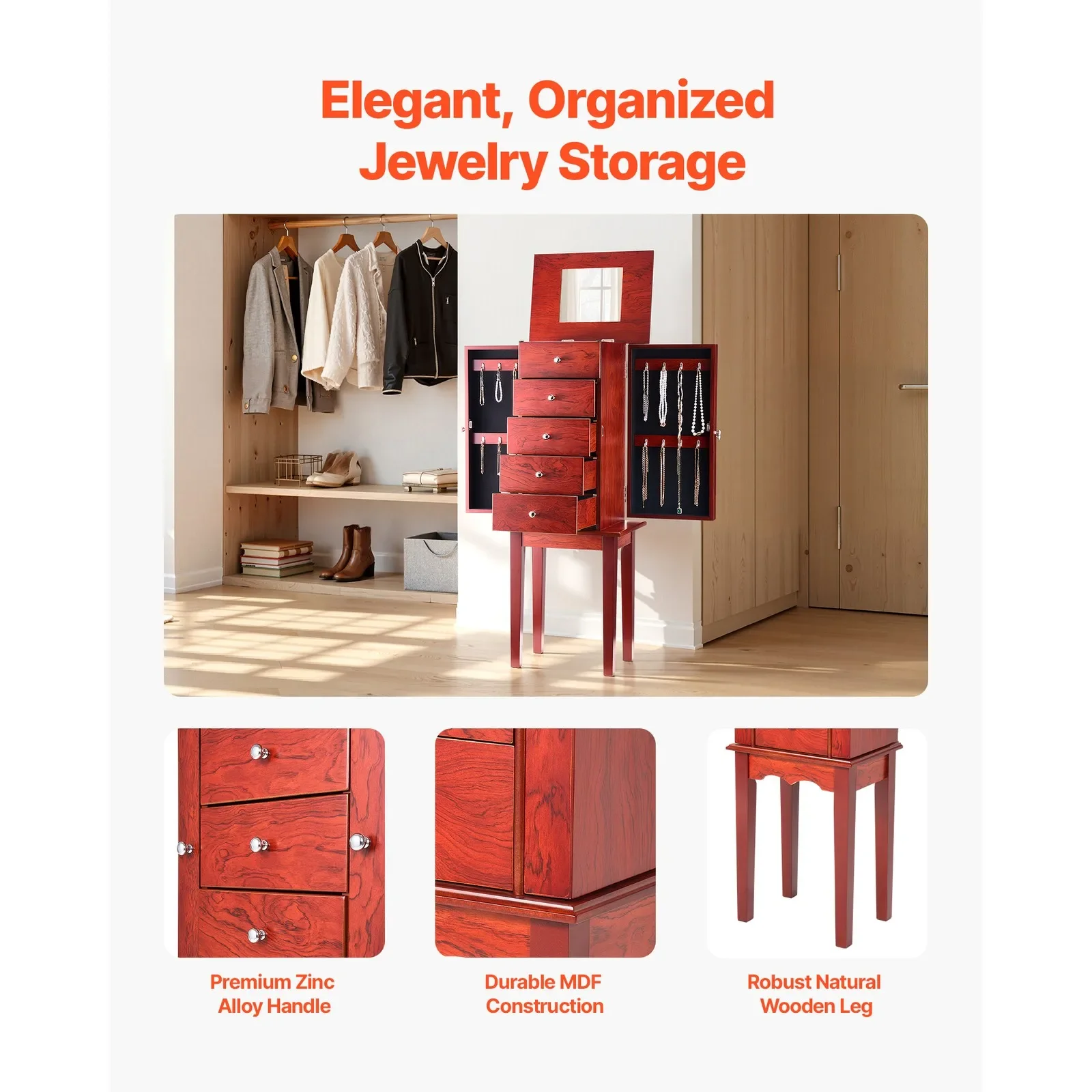 Elegant Jewelry Storage with Ljustra