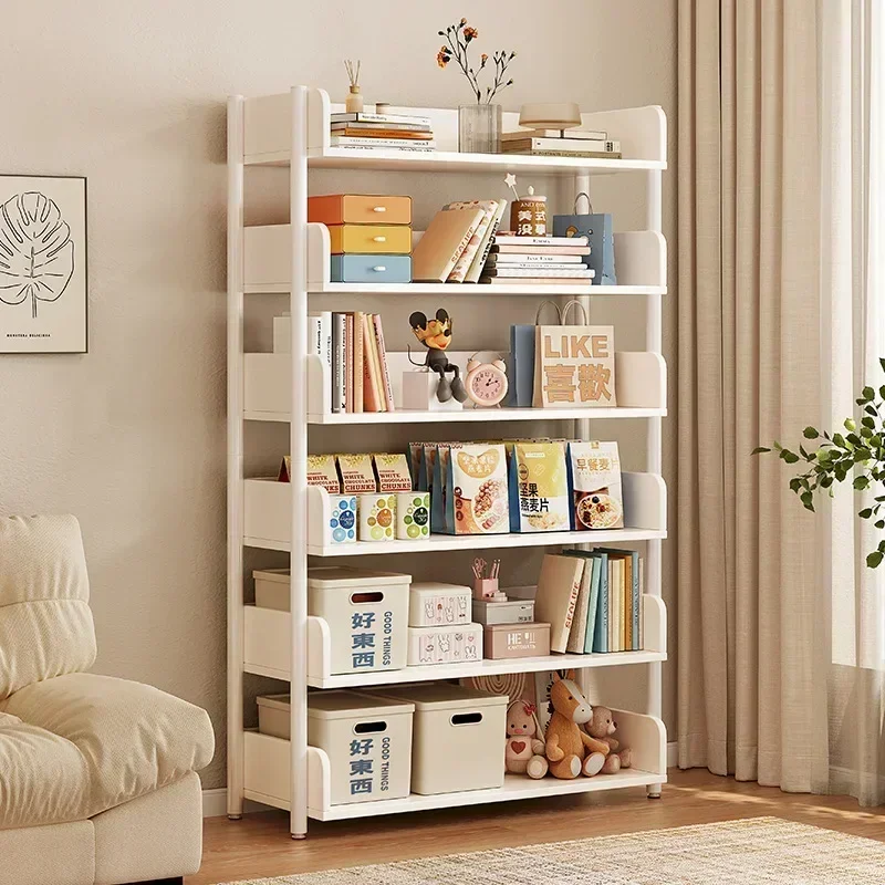 Bookshelf Rack Living Room Multi Layer Storage Reading Shelf Home