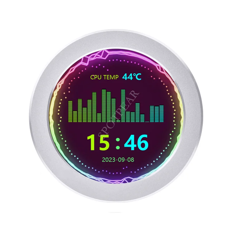 LCD USB  ǻ  ÷ ũ, USB C Ÿ  ũ, PC CPU GPU RAM , 2.8 ġ