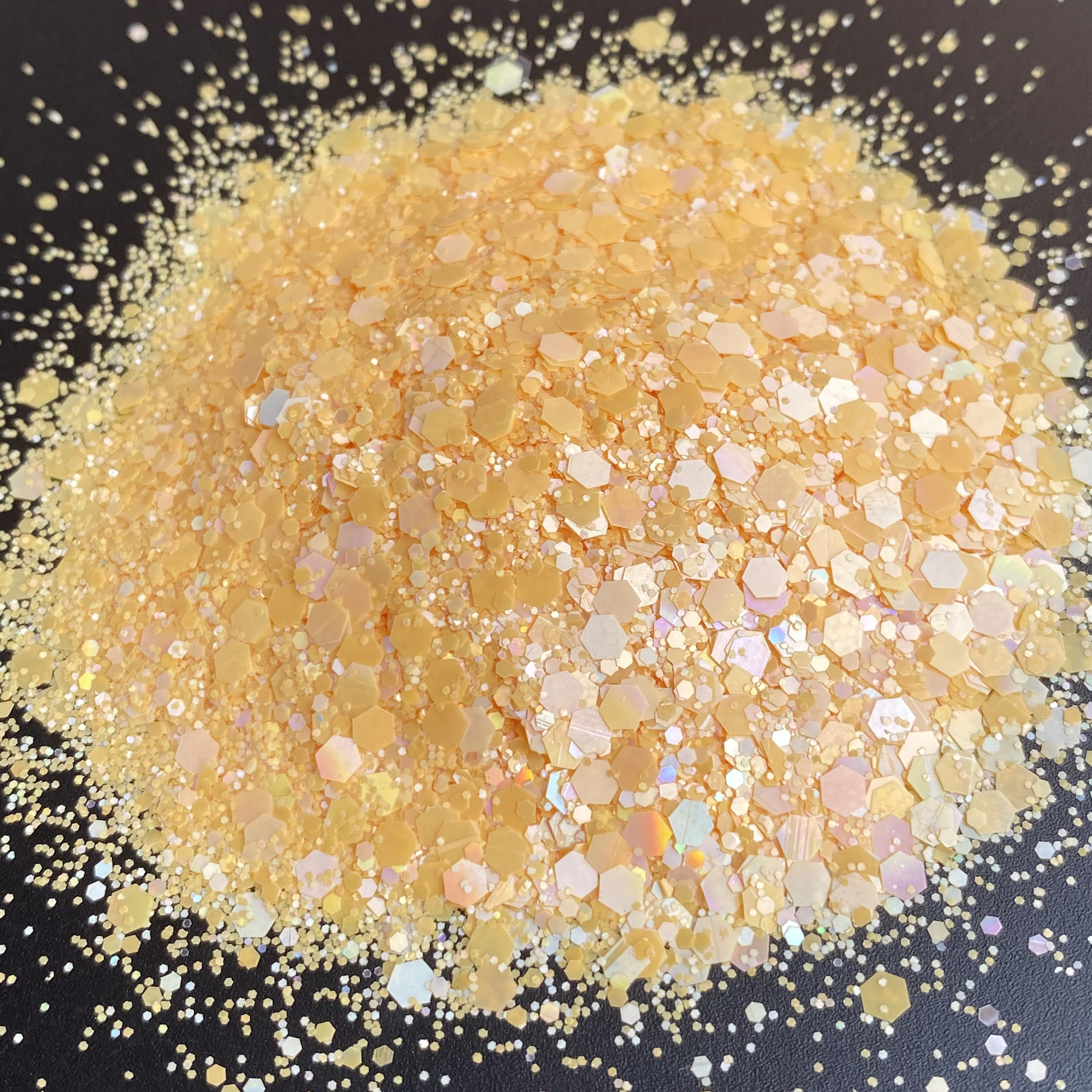 2oz (57g) Shaker Packing Holographic Macaron Chunky Glitter Sequins Bulk for Tumblers Craft Nails nail glitter nail decoration nail decorations