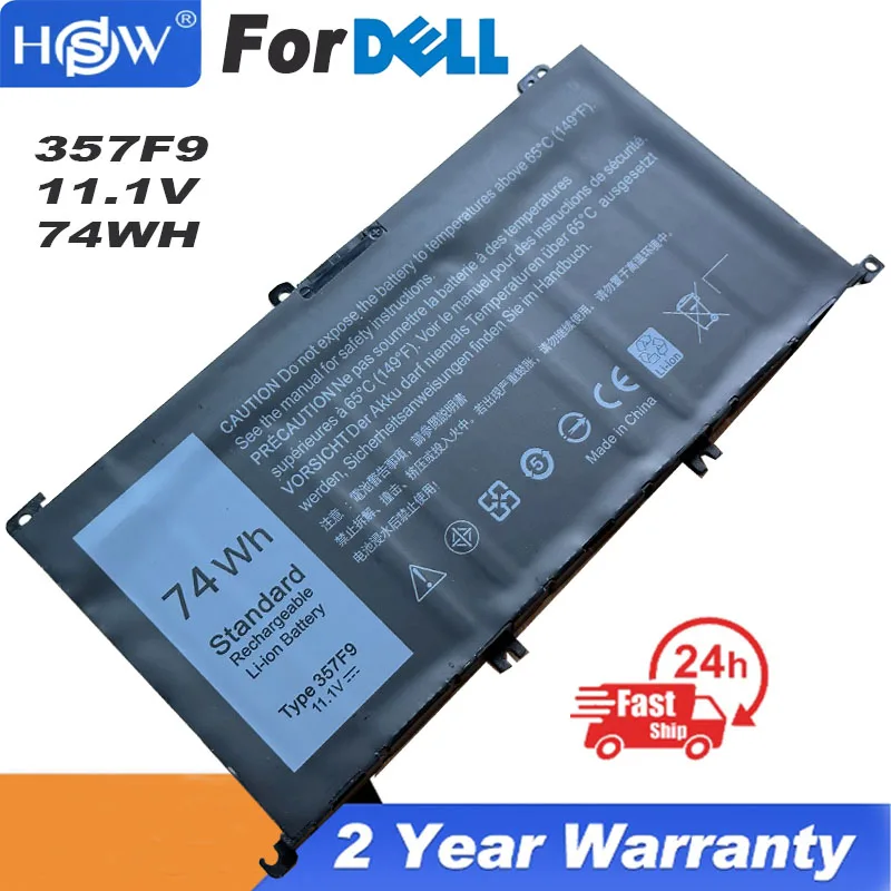 

Новый аккумулятор для ноутбука 357F9 для Dell Inspiron 15- 7000 7559 7557 7566 7567