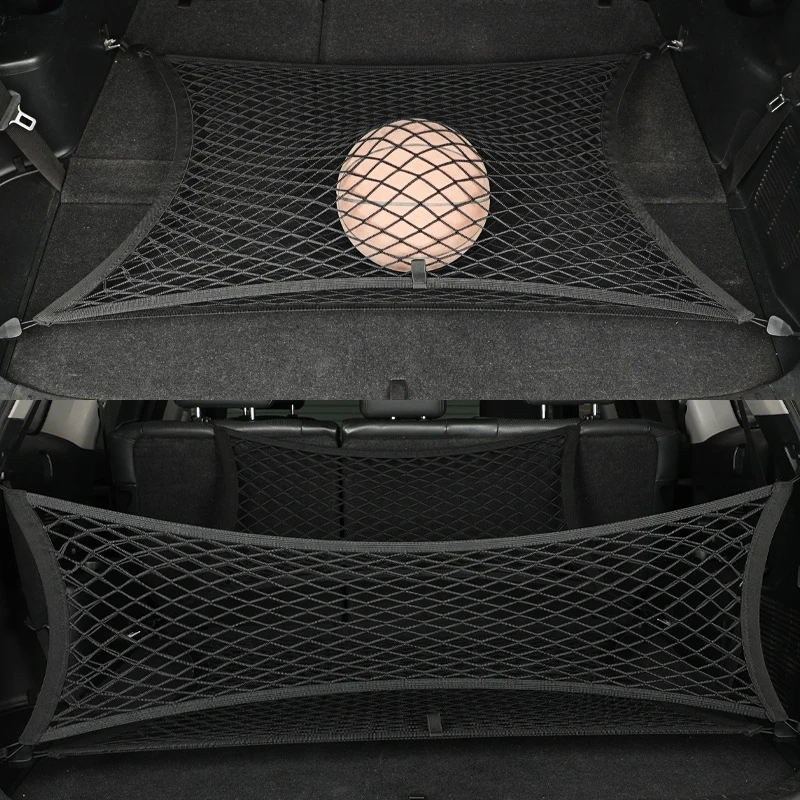 Universal Car Trunk Net Elastic Luggage Net Cargo Organizer Storage Mesh Nets Stretchable Car Interior Mesh Network Pocket