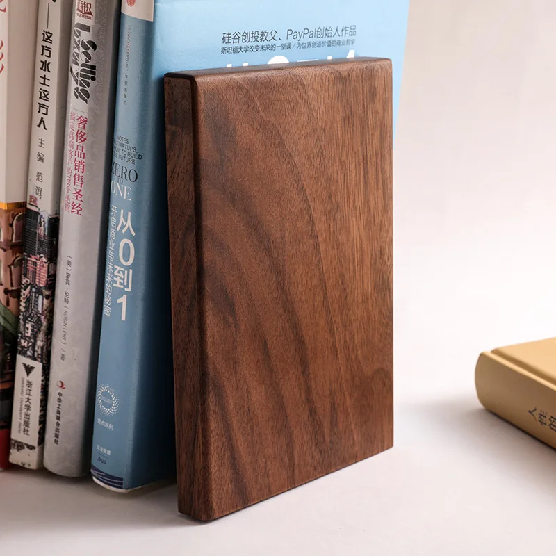 

Black Walnut Oak All Solid Wood Thickened Bookstand Bookstand Backrest Library Office Special Bookstand
