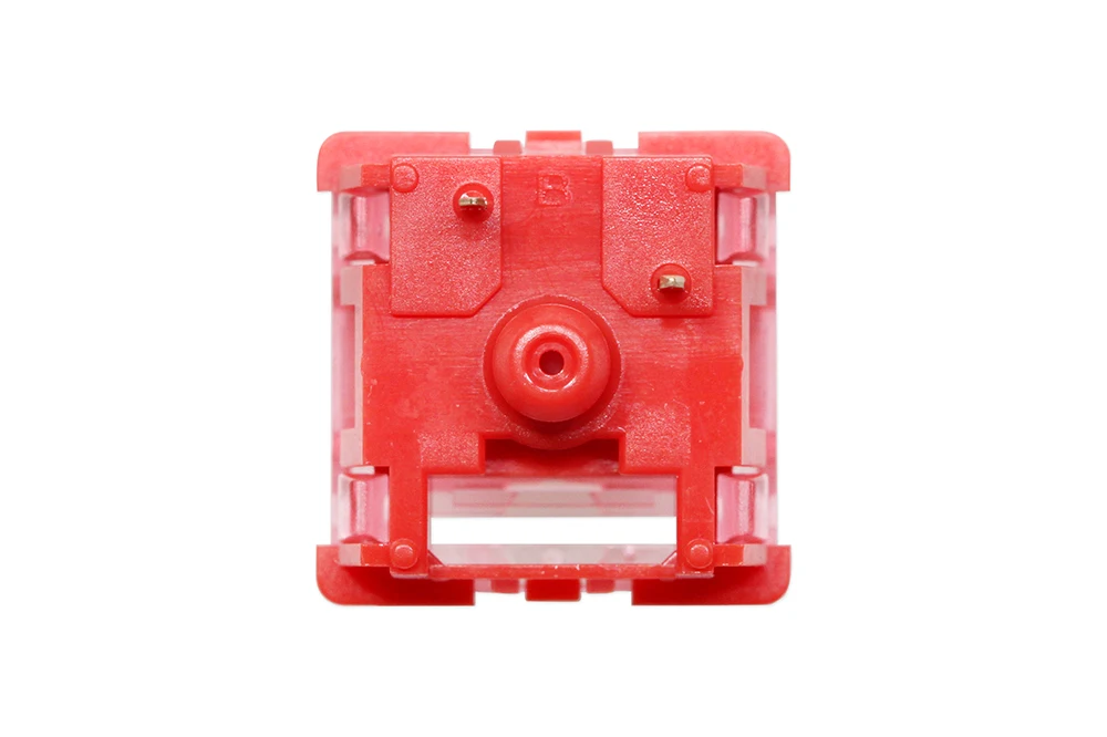 Ciy Red Lotus Switch Linear 45g Clear Red Top Switch mx Stem para Teclado Mecânico 50m Fábrica Stem Lubed pc Nylon Pok - Imagem 6