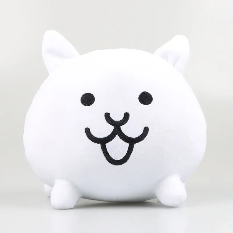 20cm New The Battle Cats Plush Toy White Cat Soft Toy Cartoon Anime Figure Plush Stuffed Animal Toy Peluche Gift for Kids tarot of white cats мини таро белых кошек