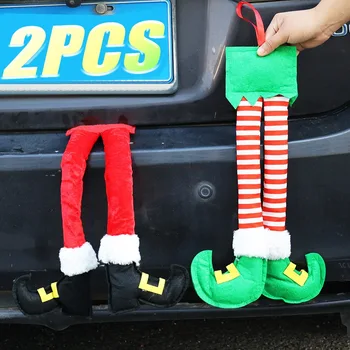 Christmas Elf Leg Decoration 1