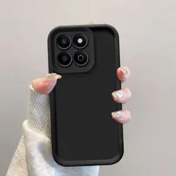 Sleek Shockproof Matte Back Cover with Skin Feel for Honor X6s (Tyjt black)