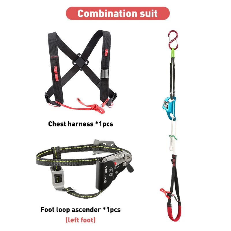 Xindaアウトドアロッククライミングベンチレーターウォーキングロープ用の特別なフットストラッププロの調整可能なウェビングフットループ