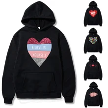 

2022 Hoodies Love Print Harajuku Men Women's Autumn Hoodie Casual Streetwear Long Sleeve Top Loose All-match Fashion Sweatshirts