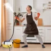 1800W Handheld Steam Cleaner for Home 4L 5 Bar Cleaning Machine High Pressure Steamer with Voice Prompt Air Conditioner Washer 4