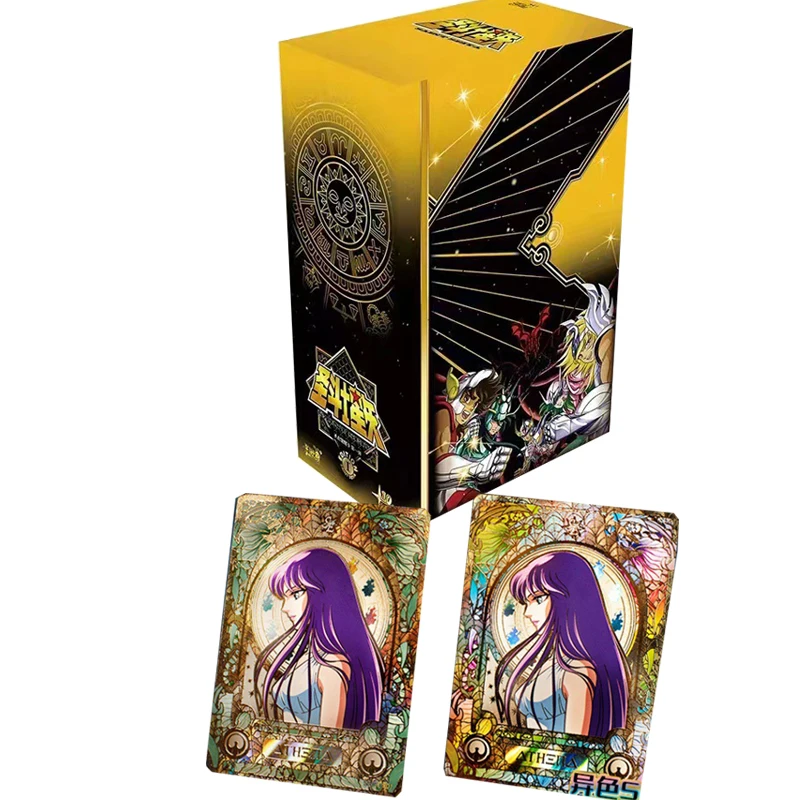 

Genuine Saint Seiya Collection Cards Anime Booster Box Surrounding QR SE Cards Toy For Children's Boy Christmas Birthday Gift