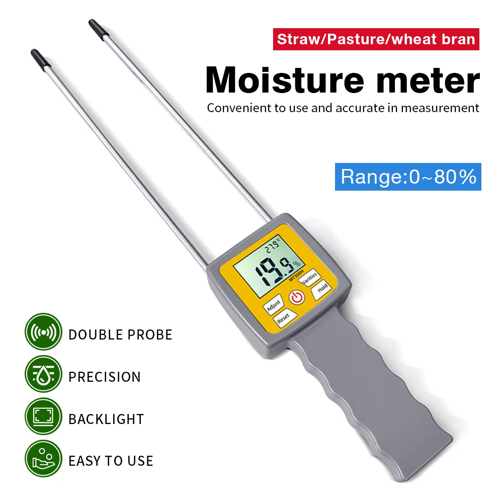 3-Digital LCD Digital Display Hay Moisture Meter