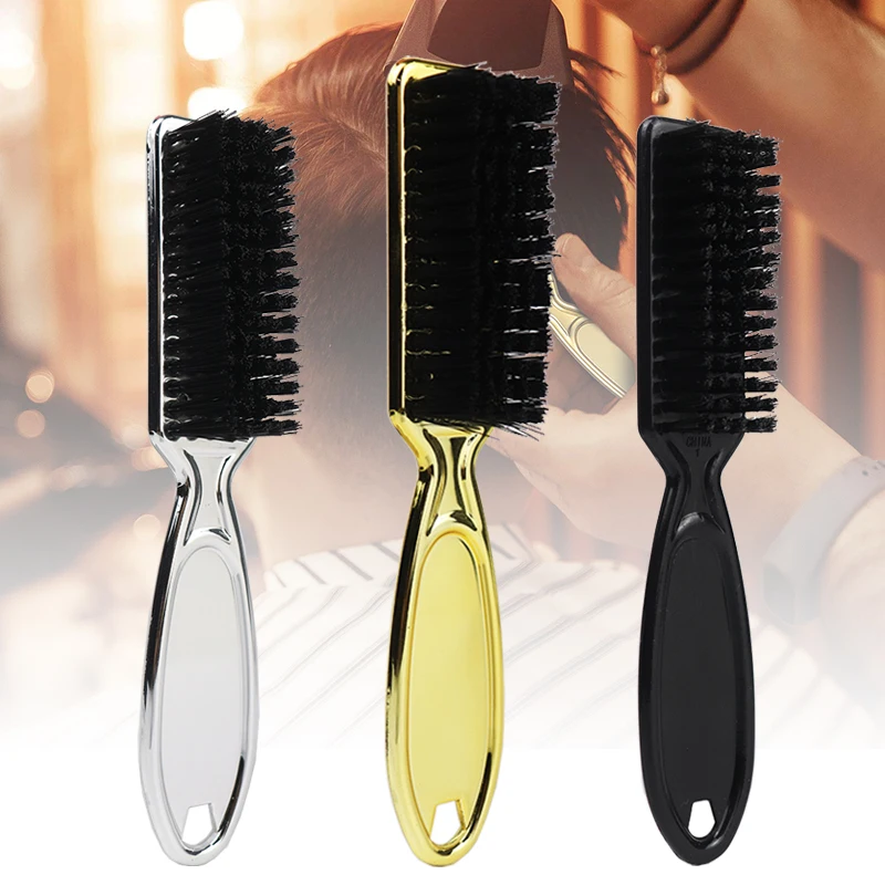 

Barber Neck Duster Broken Hair Remove Comb Barber Blade Cleaning Brush Men Mustache Carding brush