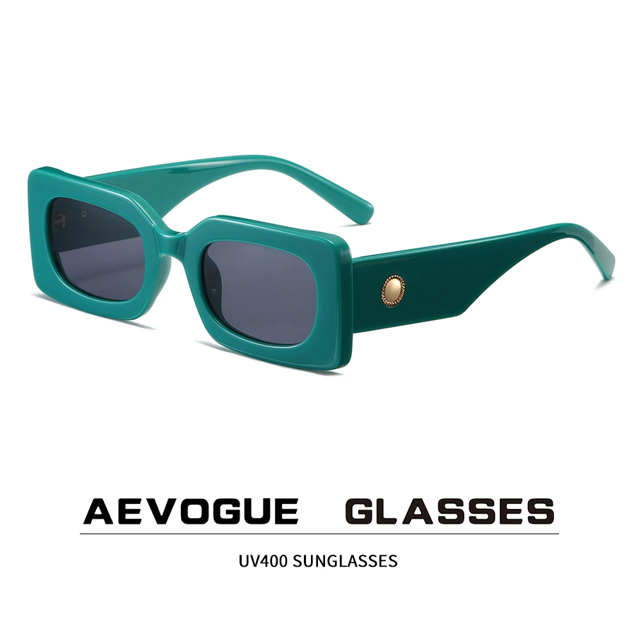 

AEVOGUE Sunglasses Women Spectacles Frame Glasses Frame Retro Sunglasses Fashion Glasses Shades Sunglasses Men UV Square AE1246