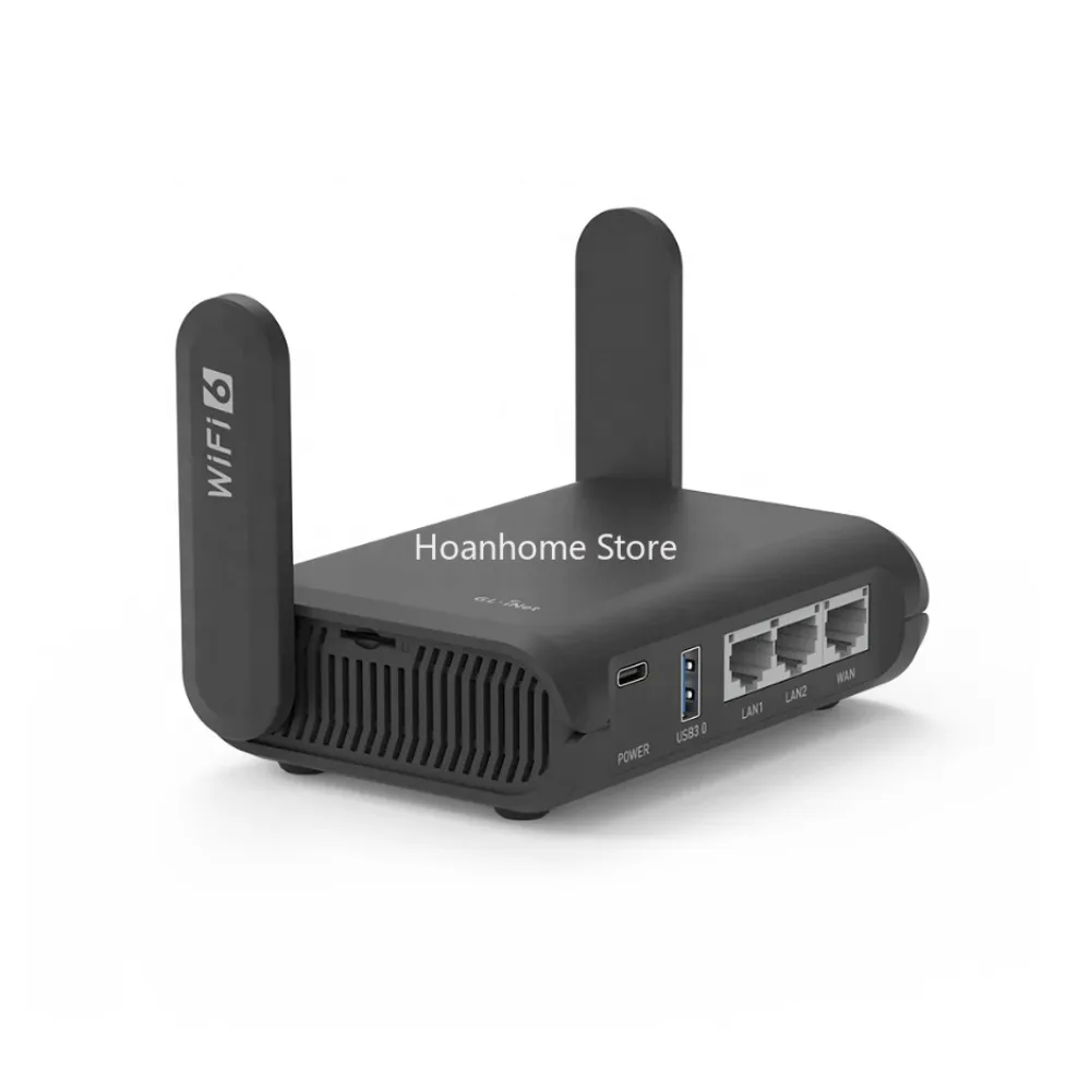 

Двухдиапазонный карманный маршрутизатор Wi-Fi, 6 интерфейсов, стандарт IPQ6000 openwrt, шлюз «сделай сам», карманный дорожный маршрутизатор