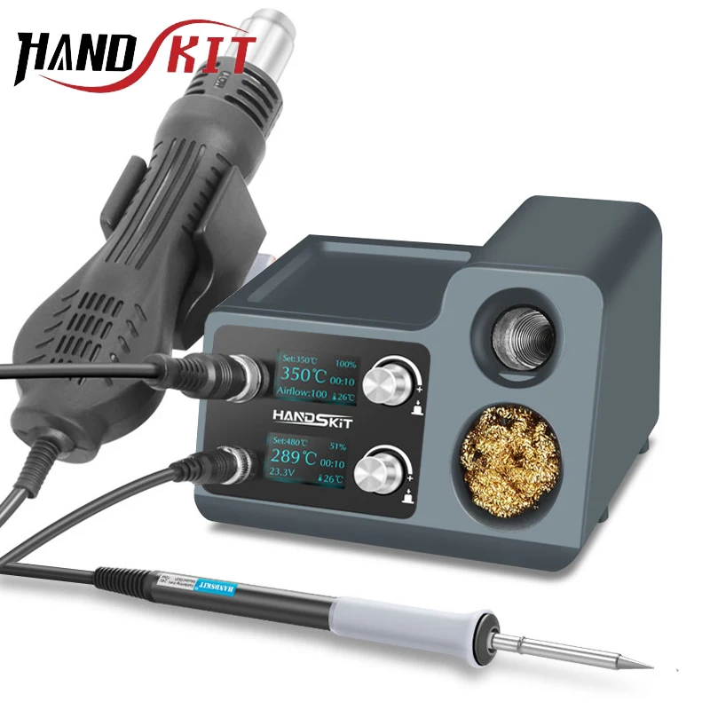 T12 Soldering Station OLED Digital Adjustment Heat Guns Auto Sleep Micro Electronic Cellphone Repair Welding Tools soldering station soldering tool welding tool