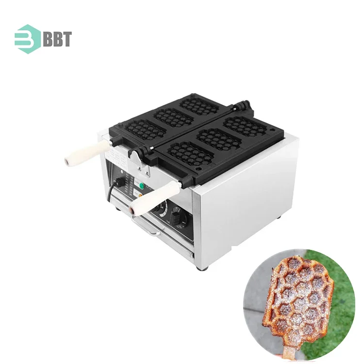 Commercial Use Baker Bubble Egg Cake Oven Electric Pops Making Pan Breakfast Waffle Maker