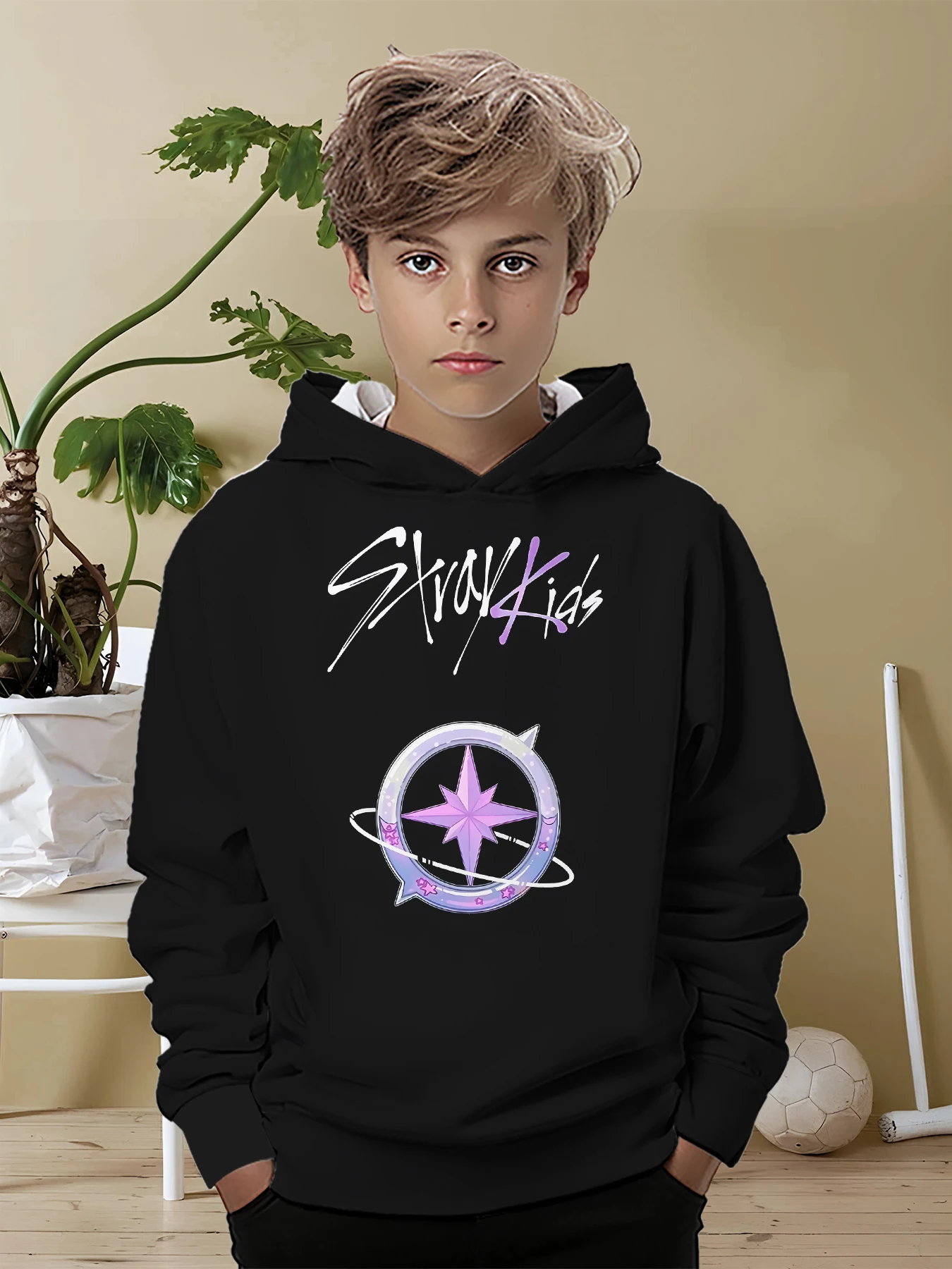 k-Kpop 3D Print S-Skzoo-oS All Seasons Children S-Stray-Casual Sweatshirt Cool Pullover Tops Unisex Kids Clothes Boy Girl Hoodie 6
