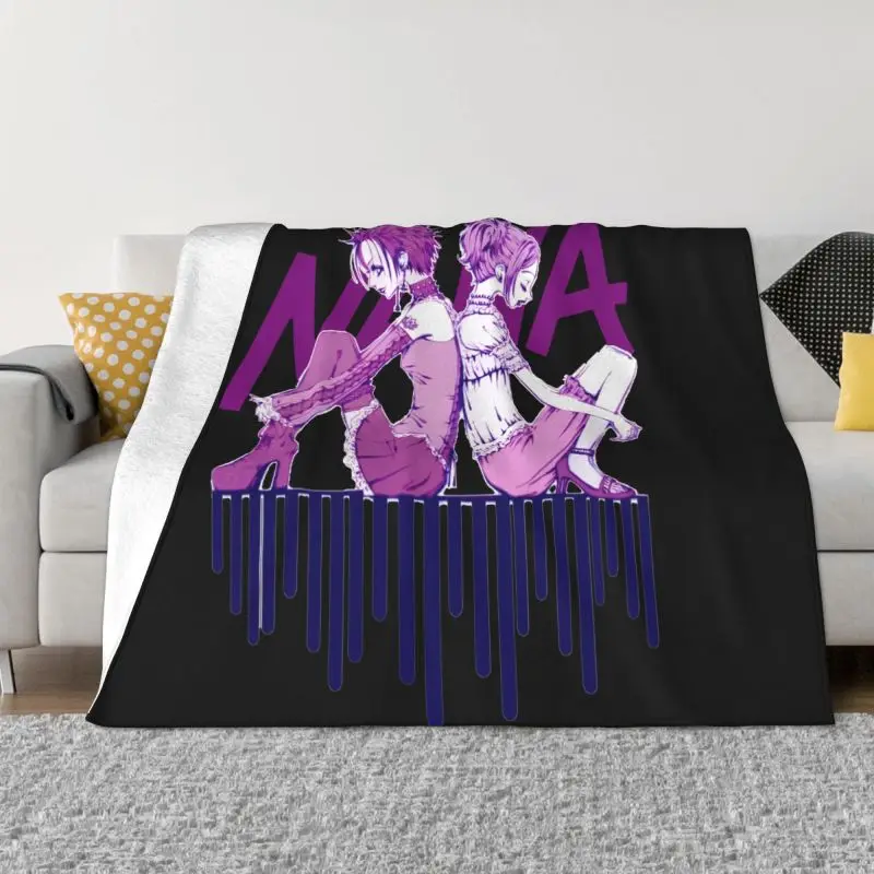 NanaOsakiAndRenBlanketFlannelFleeceWarmJapaneseAnimeThrow