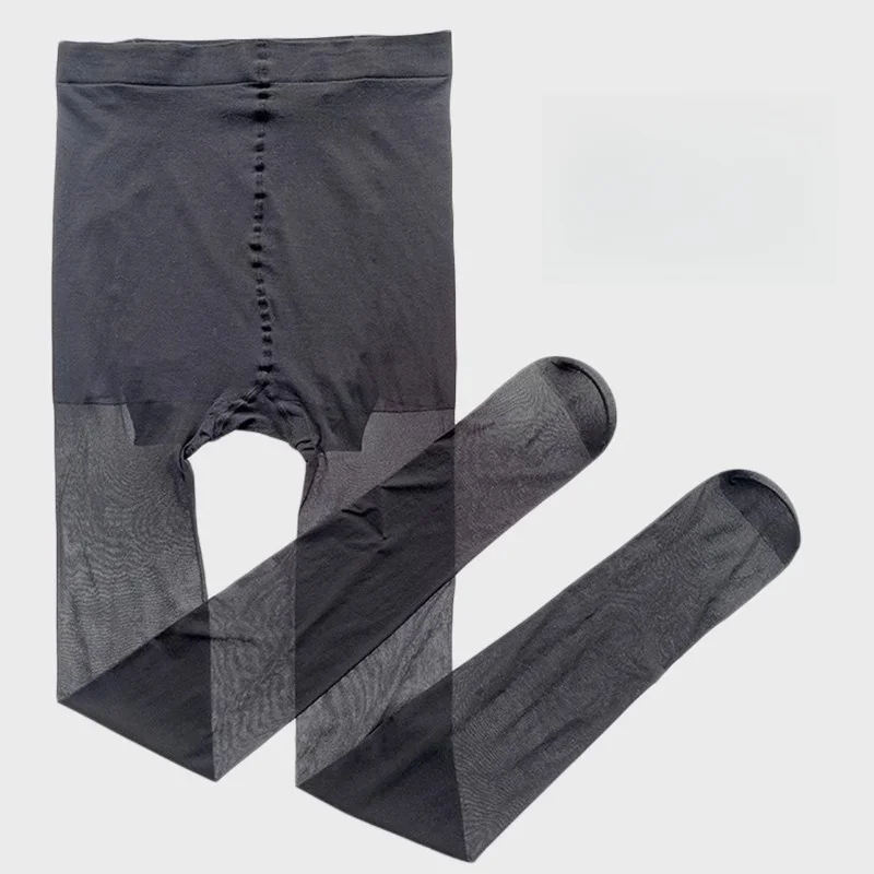 100 KG Plus Größe Hohe Dehnbare Sommer Strumpfwaren Seidige Touch Anti-haken Strumpfhosen Street Style Frauen Transparente Unsichtbare Strümpfe – Detail 5