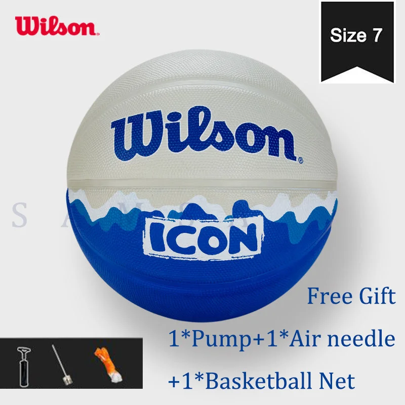 Original Wilson High Quality Standard Basketball Ball Size 7 Size 6 Rubber  Indoor Outdoor Match Training Inflatable Baloncesto - Basketball -  AliExpress