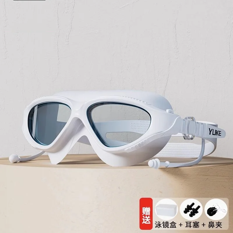 High definition diving goggles, eye protection integrated large frame glasses, professional fishing and deep diving equipment glasses anti scratch anti fog laboratory eye protection chemical splash personal protective equipment safety goggles