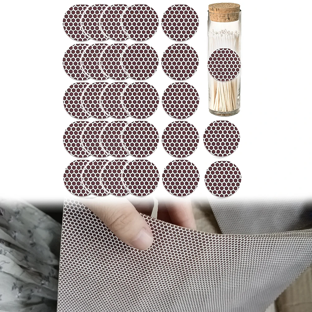 Matchstick Strikers Fire Paper Matchstick Striker Accessories Handmade Round Sticker Strip