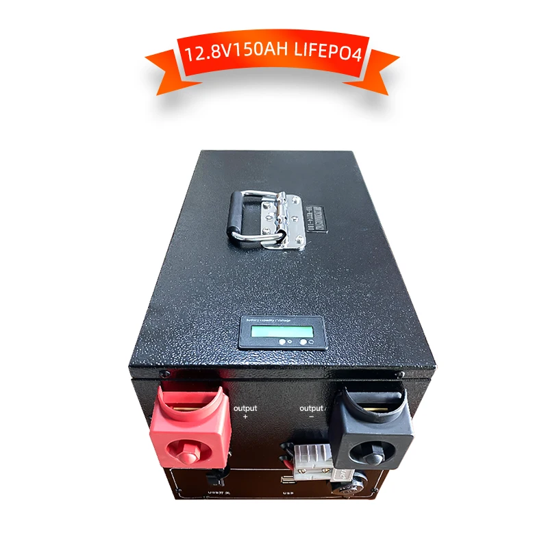 

Deep cycle lifepo4 12V 150ah lithium-ion battery pack for RV marine solar energy storage system